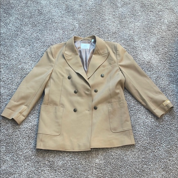 Wilfred Tan Double-Breasted Jacket